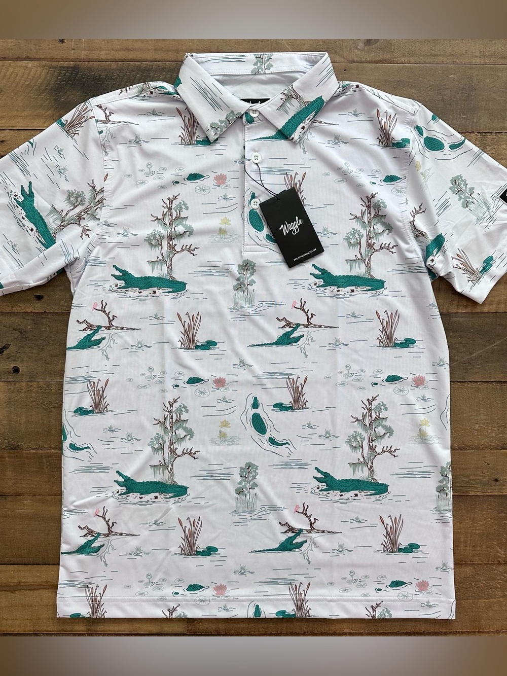⭐️NWT Waggle Men’s Polo - Water Hazard (Small)